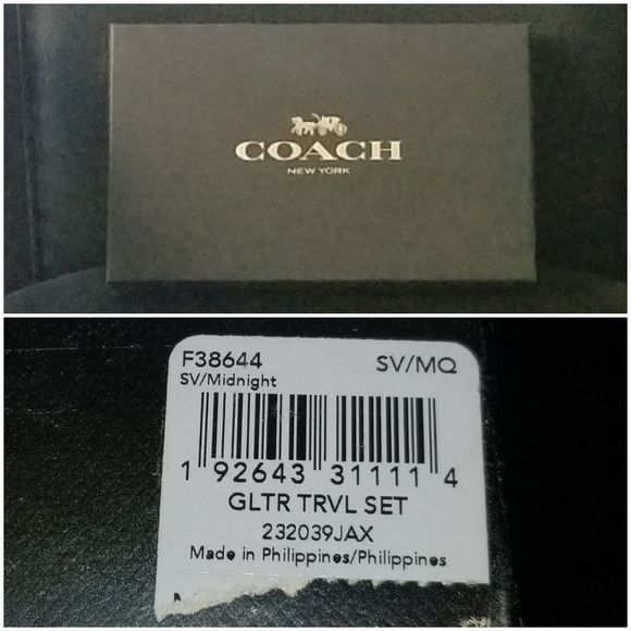 $SOLD$ ๐๏ธ ๐ฏ Auth Coach Glitter Travel Set F38644 - Picture 6 of 8